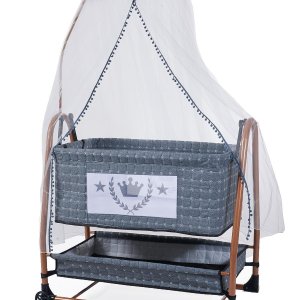 KİNG LÜX METAL SALLANIR BEŞİK GRİ