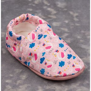 Ev ayakkabısı kreş ayakkabısı lastikli kolay giyilen ayakkabı Kaydırmaz yumuşak tabanlı - 20-21