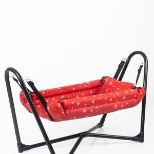 Neptün Pamuklu Bebek Hamak Kırmızı