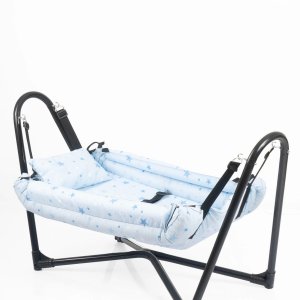 Neptün Pamuklu Bebek Hamak Mavi