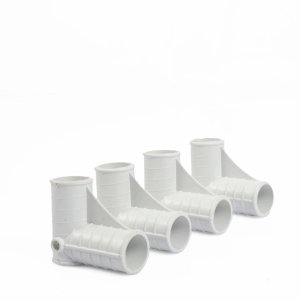 32 Lik Beşik Salıncak Ayağı Boru Birleştirme Aparatı 4 Adet Beyaz