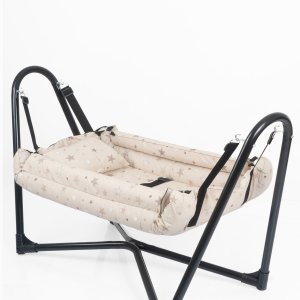 Neptün Pamuklu Bebek Hamak Kahverengi