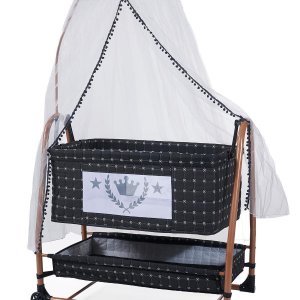 KİNG LÜX METAL SALLANIR BEŞİK SİYAH